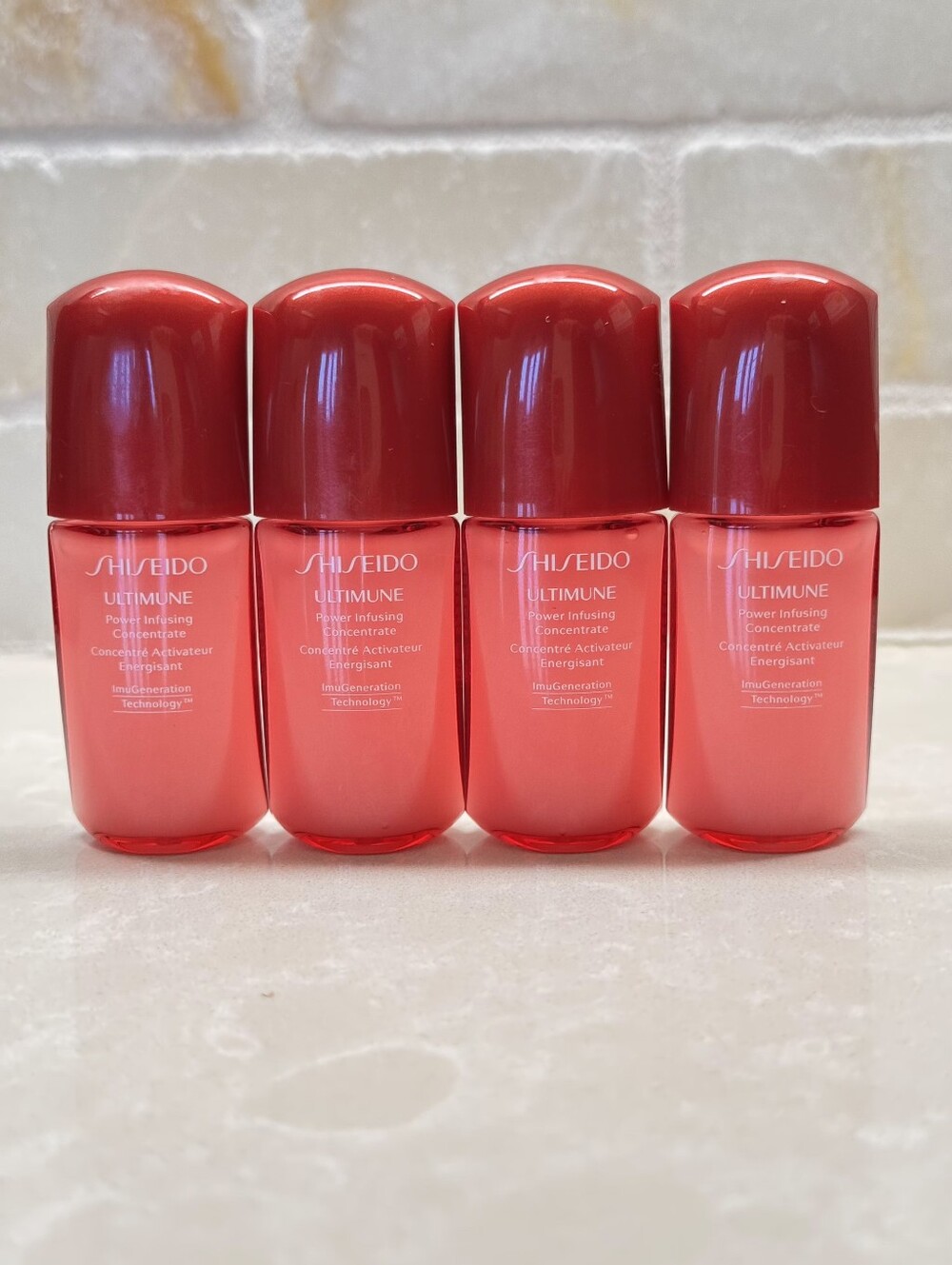 Shiseido Ultimune Power Infusing Concentrate - Face Serum - 10ml - Set Of 4 - Picture 1 of 2